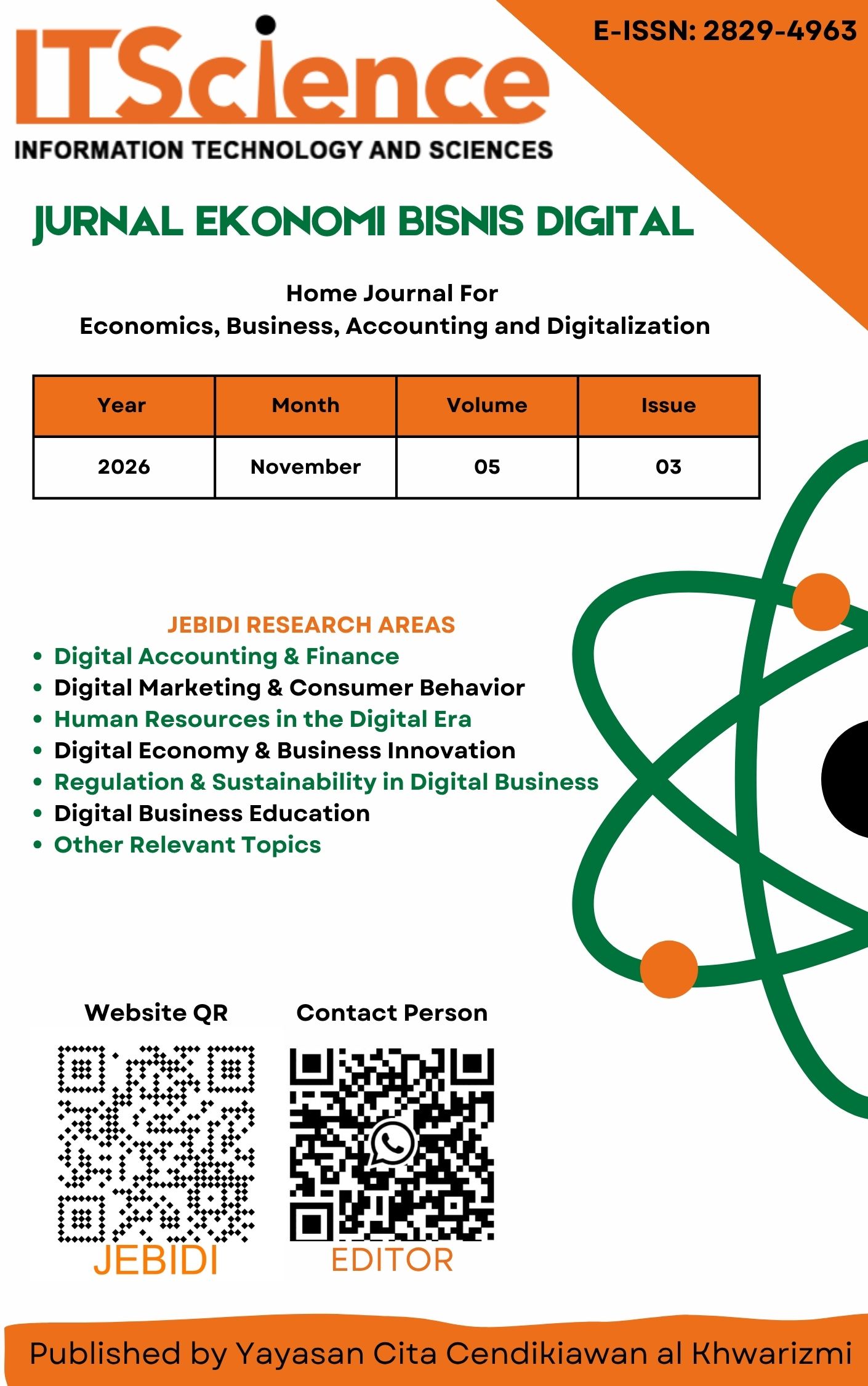 					View Vol. 5 No. 3 (2026): Artikel Bulan November 2026
				